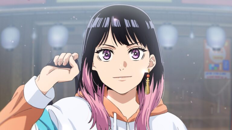 Akane Sakurazaka em cena do anime Akane-banashi