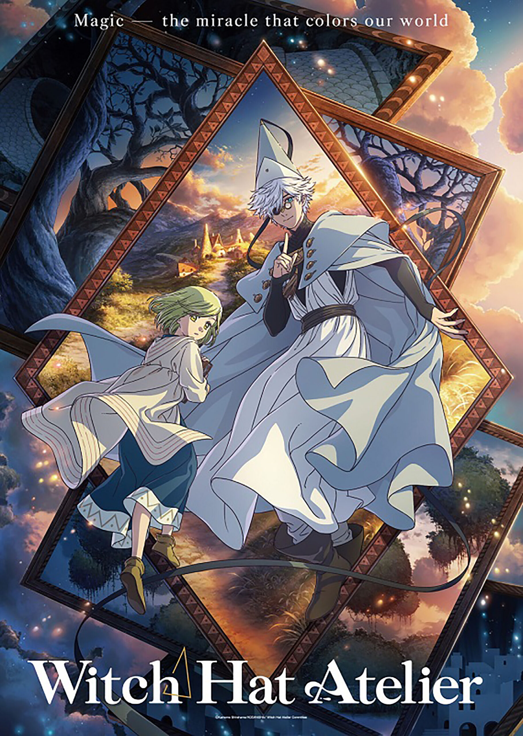Visual de Witch Hat Atelier com Coco em seu ateliê mágico