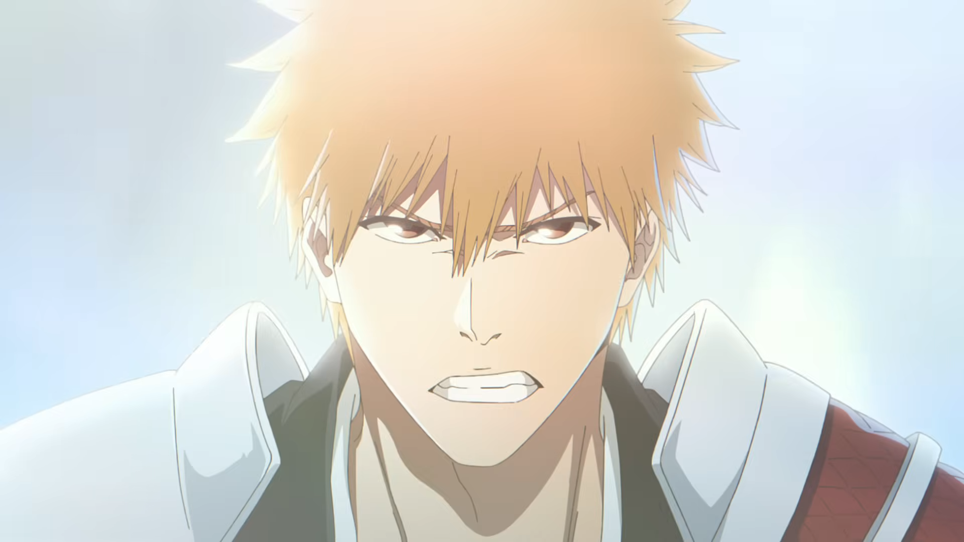 Rosto de Ichigo Kurosaki no encerramento do Episódio 1 de Bleach TYBW Parte 4