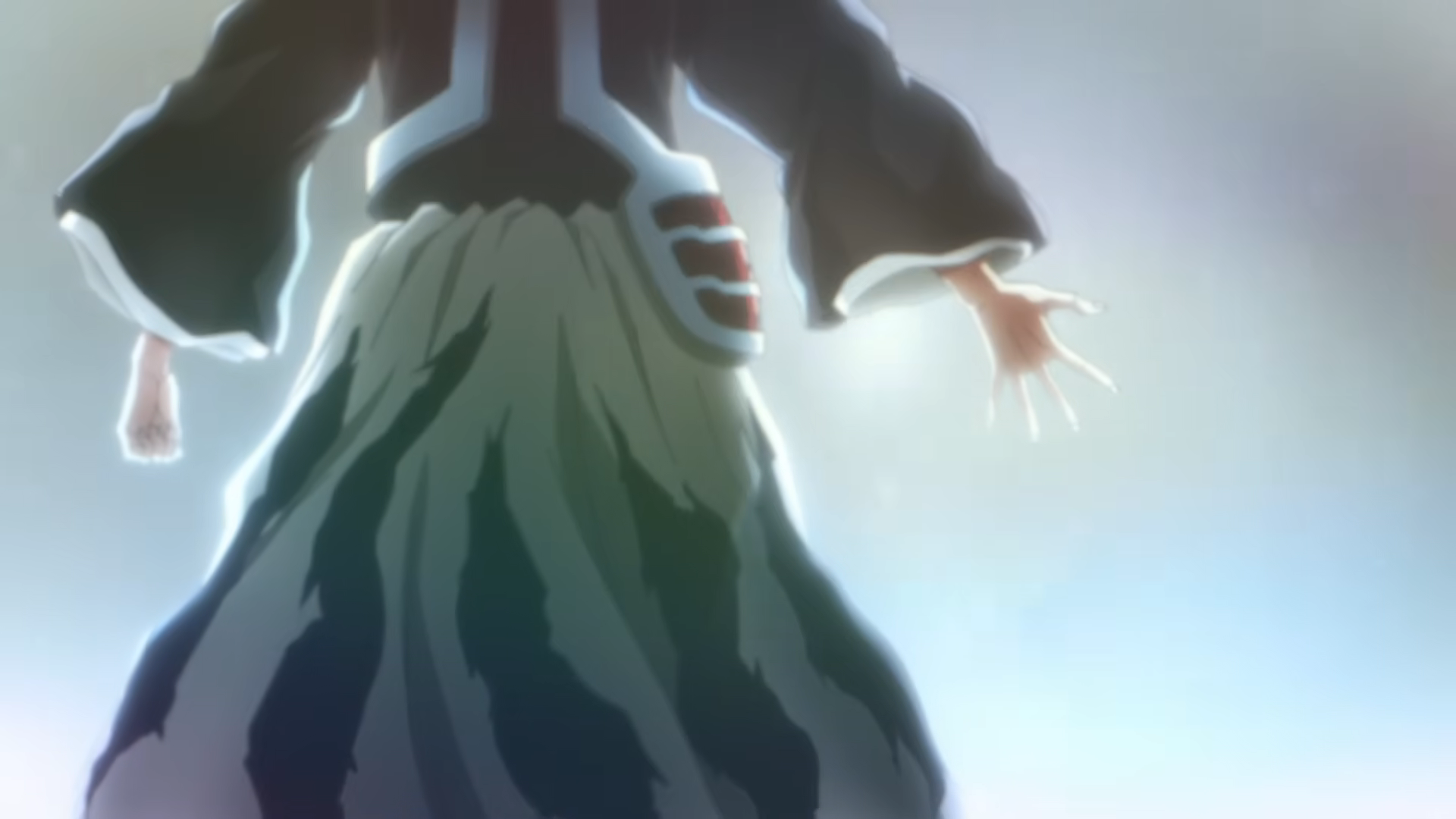 Silhueta de Ichigo Kurosaki no encerramento do Episódio 1 de Bleach TYBW Parte 4