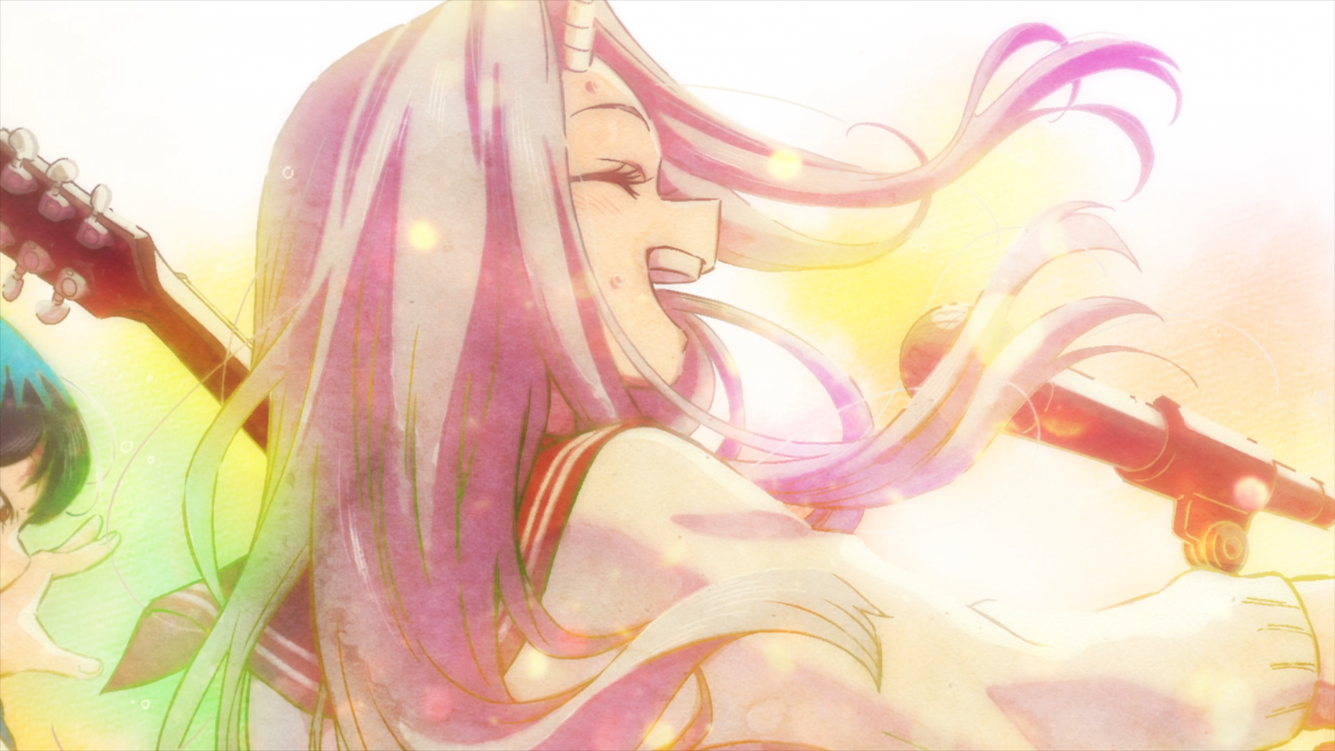 Cena do curta comemorativo I am a hero too, de My Hero Academia