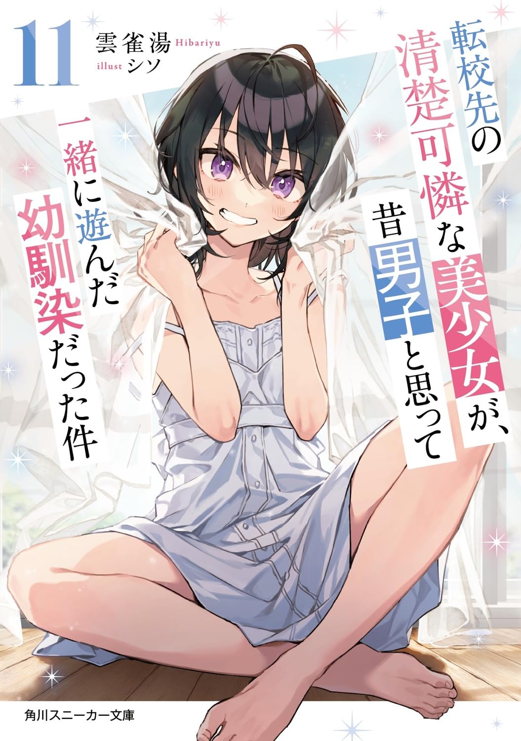 Capa do 11º e último volume da light novel Oh Boy, I Was Wrong About Her, de Yu Hibari