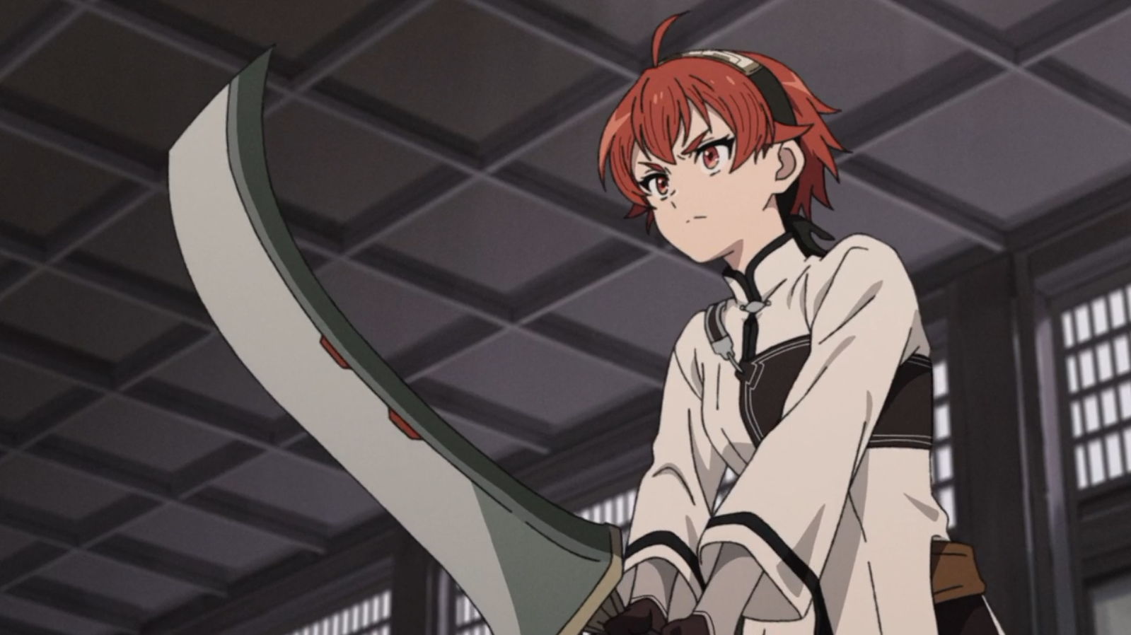 Mushoku Tensei 3ª Temporada Episódio 1 — Eris conquista o título de Espada Sagrada sem Rudeus